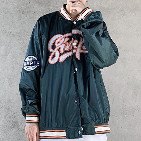 Áo khoác nam nữ thêu hoa thời trang Hàn Quốc