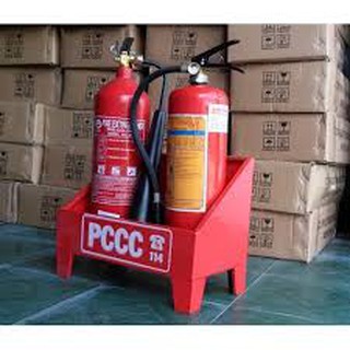 Kệ đôi đựng bình PCCC phòng cháy chữa cháy