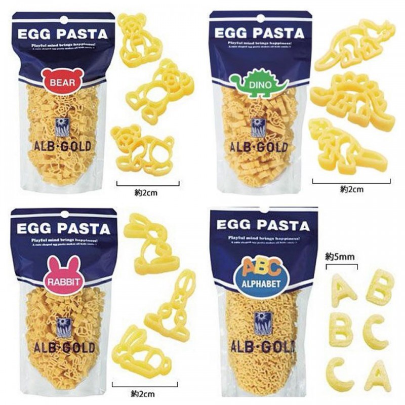 (DATE: 2023) Nui trứng Egg Pasta ALB Gold Nhật 90gr cho bé 7m+