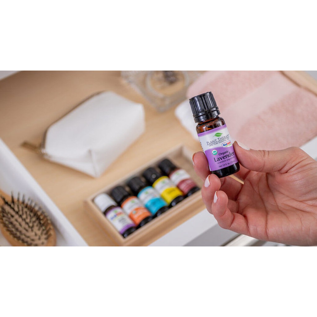 Tinh dầu hoa oải hương hữu cơ Plant Therapy - Organic Lavender Essential Oil Plant Therapy - Kidsafe