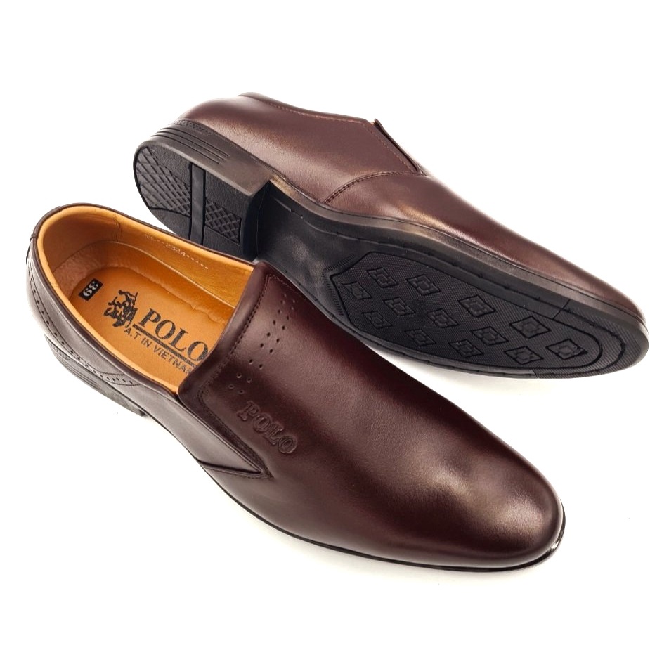 Giày tây nam da bò 100%  DONAVYGMN tăng chiều cao 3cm hàng VNXK cao cấp D.GMN