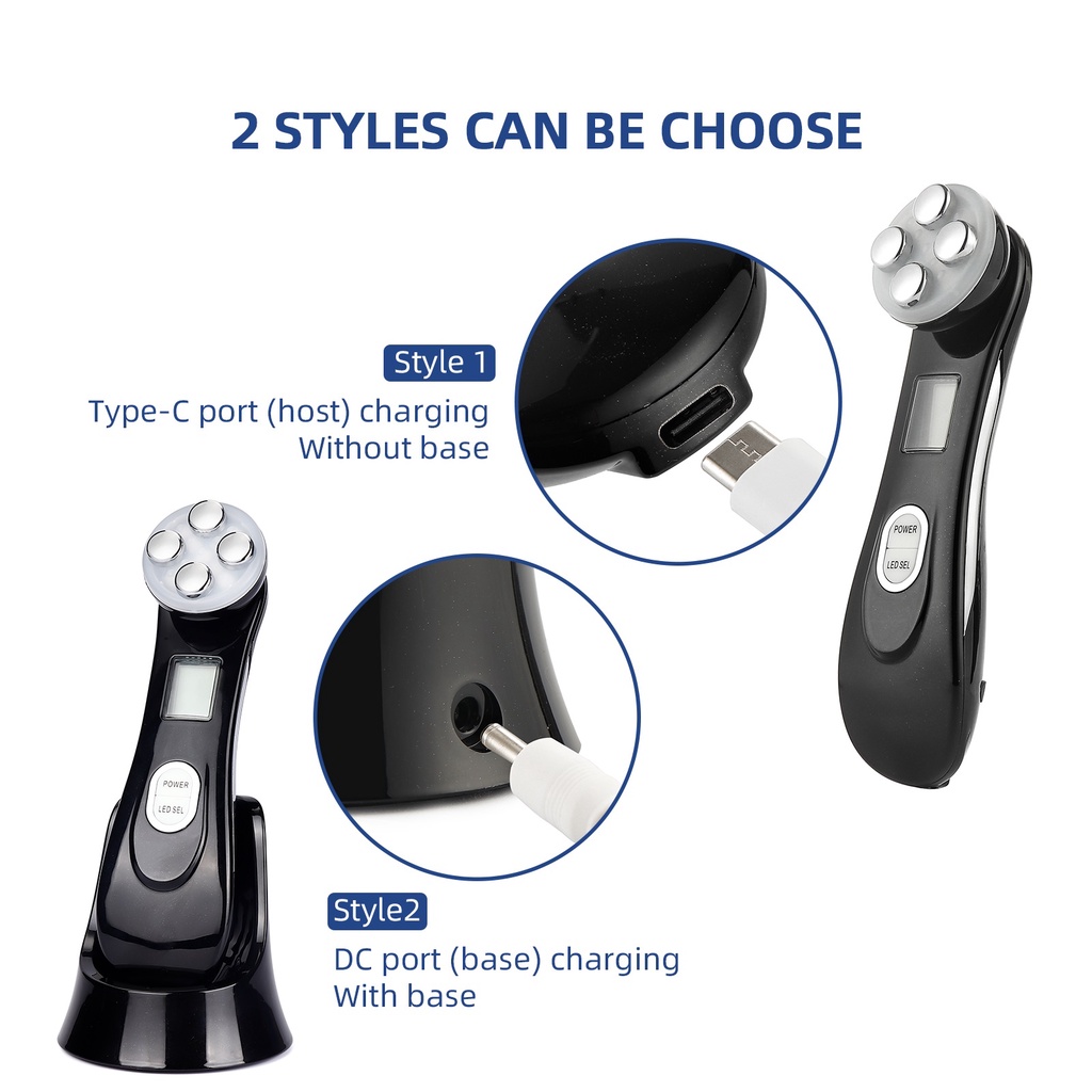 Máy điện phân FOREVERLILY 5 trong 1 RF photon loại bỏ nếp nhăn và trẻ hóa làn da