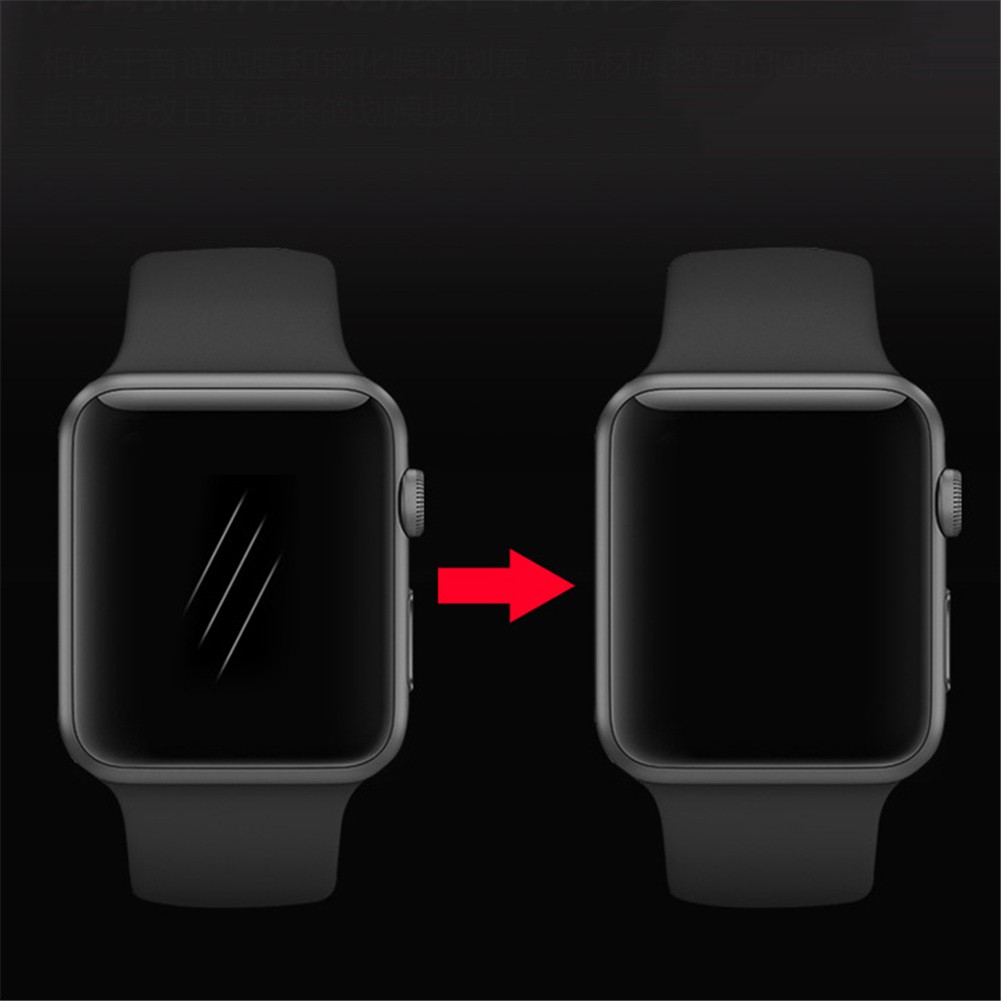 Apple Watch Series4 Toughened film Apple watch 2.5D transparent / silk screen toughened film