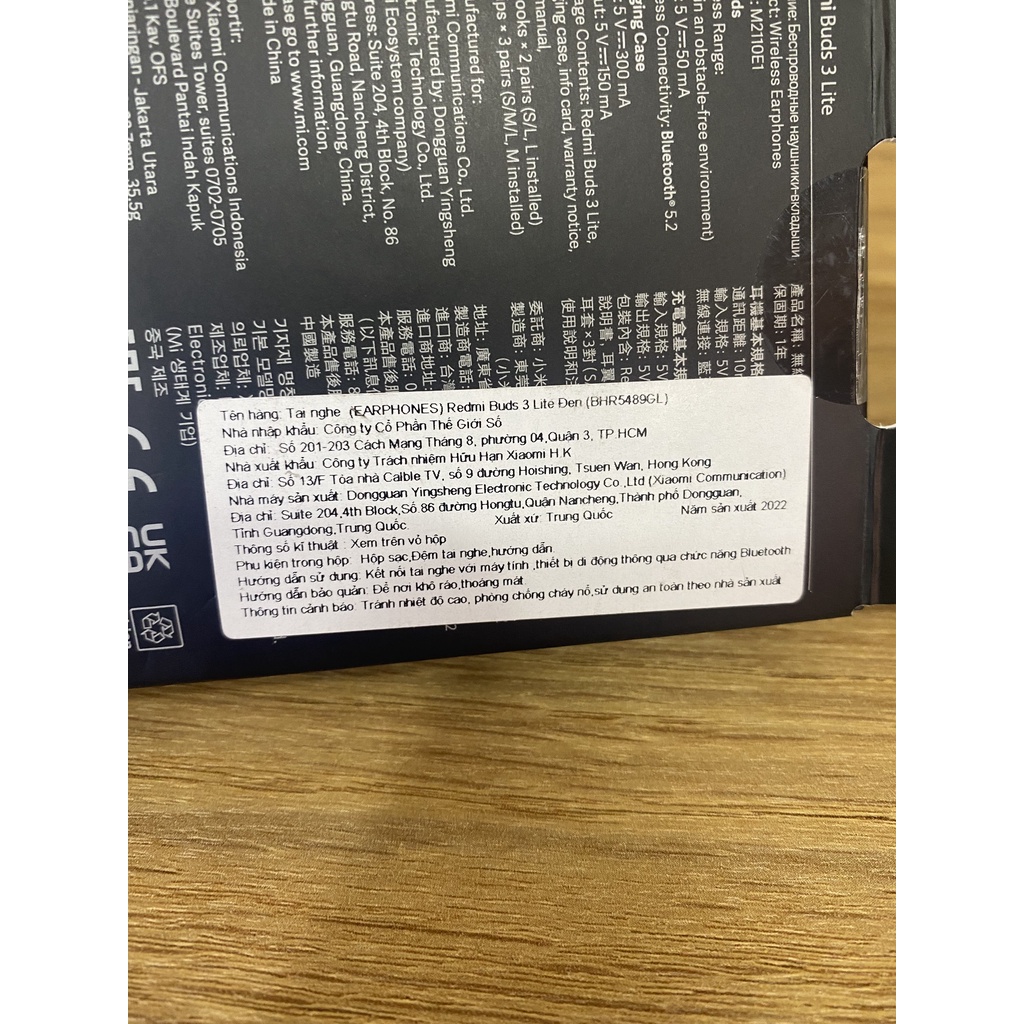 Tai nghe không dây Xiaomi Redmi Buds 3 lite - Tai nghe bluetooth Xiaomi khoảng cách hoạt động 10M