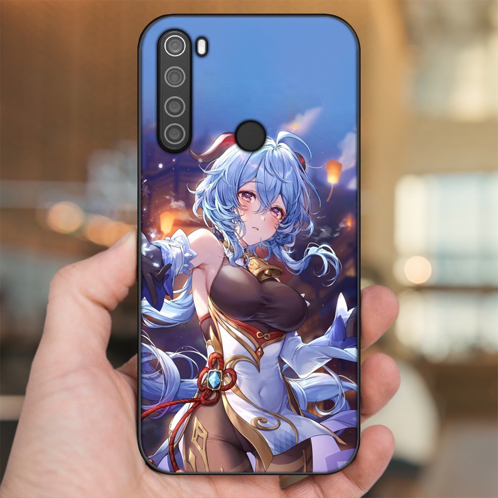 Ốp lưng Xiaomi Redmi Note 8 viền đen in hình Ganyu Genshin Impact