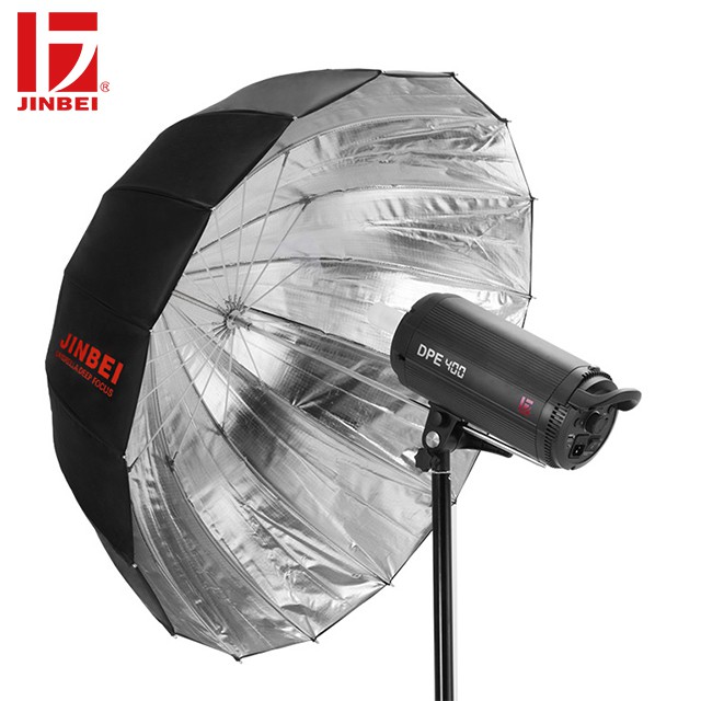 Dù phản sáng sâu phủ lòng bạc 85-105-130cm