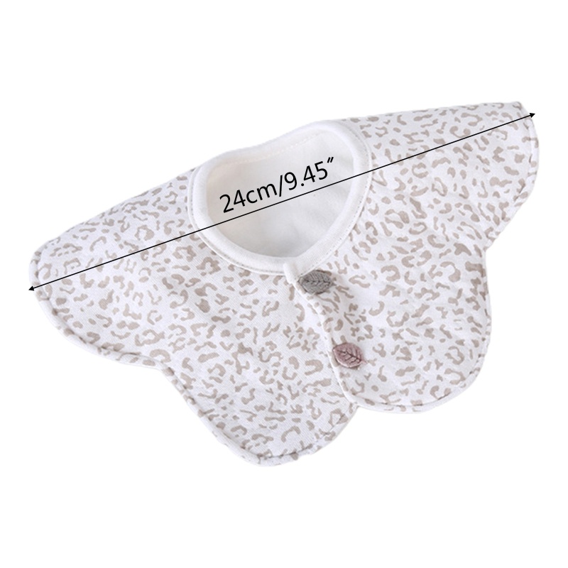 Yếm ăn cotton mềm mại thấm hút thoáng khí có thể xoay 360 độ cho bé