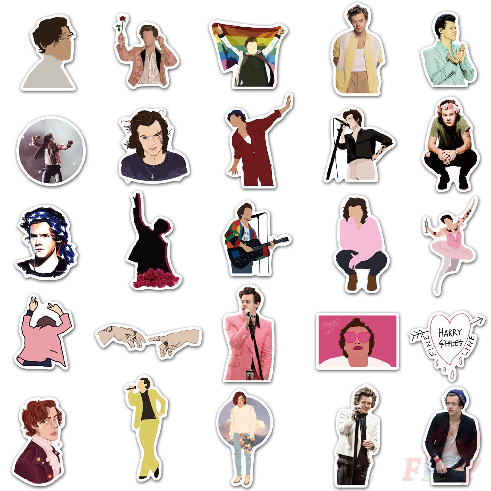 ❉ Harry Edward Styles - Series 01 England Singer Stickers ❉ 50Pcs/Set DIY Fashion Luggage Laptop Skateboard Decals Doodle Stickers