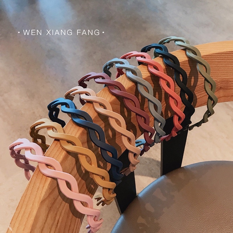 Bờm tóc nhựa lượn sóng tiện dụng dành cho nữ giá rẻ Hàn quốc