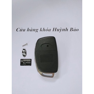 Vỏ Remote Gập Accent,I10,I20,Solati 3 nút