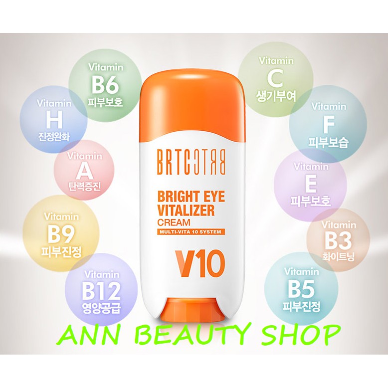 Kem Mắt BRTC V10 Bright Eye Vitalizer Cream (HSD 01/2022)