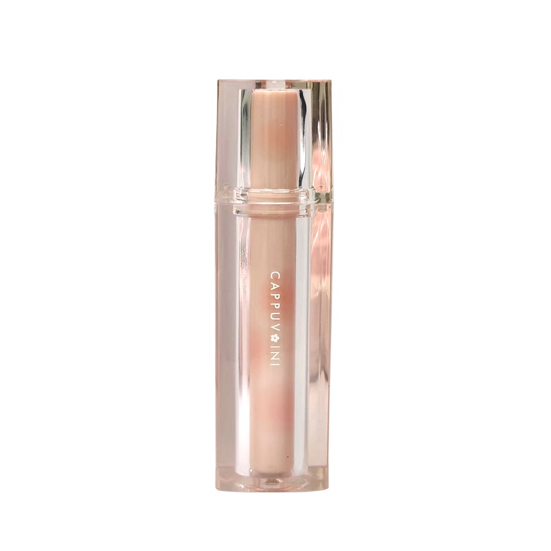 Son kem bóng CAPPUVINI thạch trà căng mọng nhẹ môi Iced Tea Mirror Surface Lip Glaze