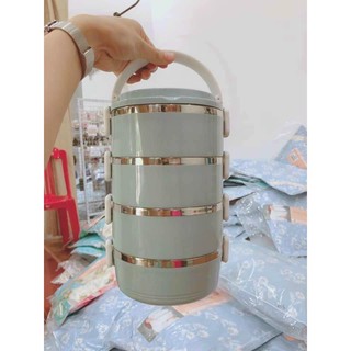 Hộp mang cơm giữ nhiệt 4 tầng