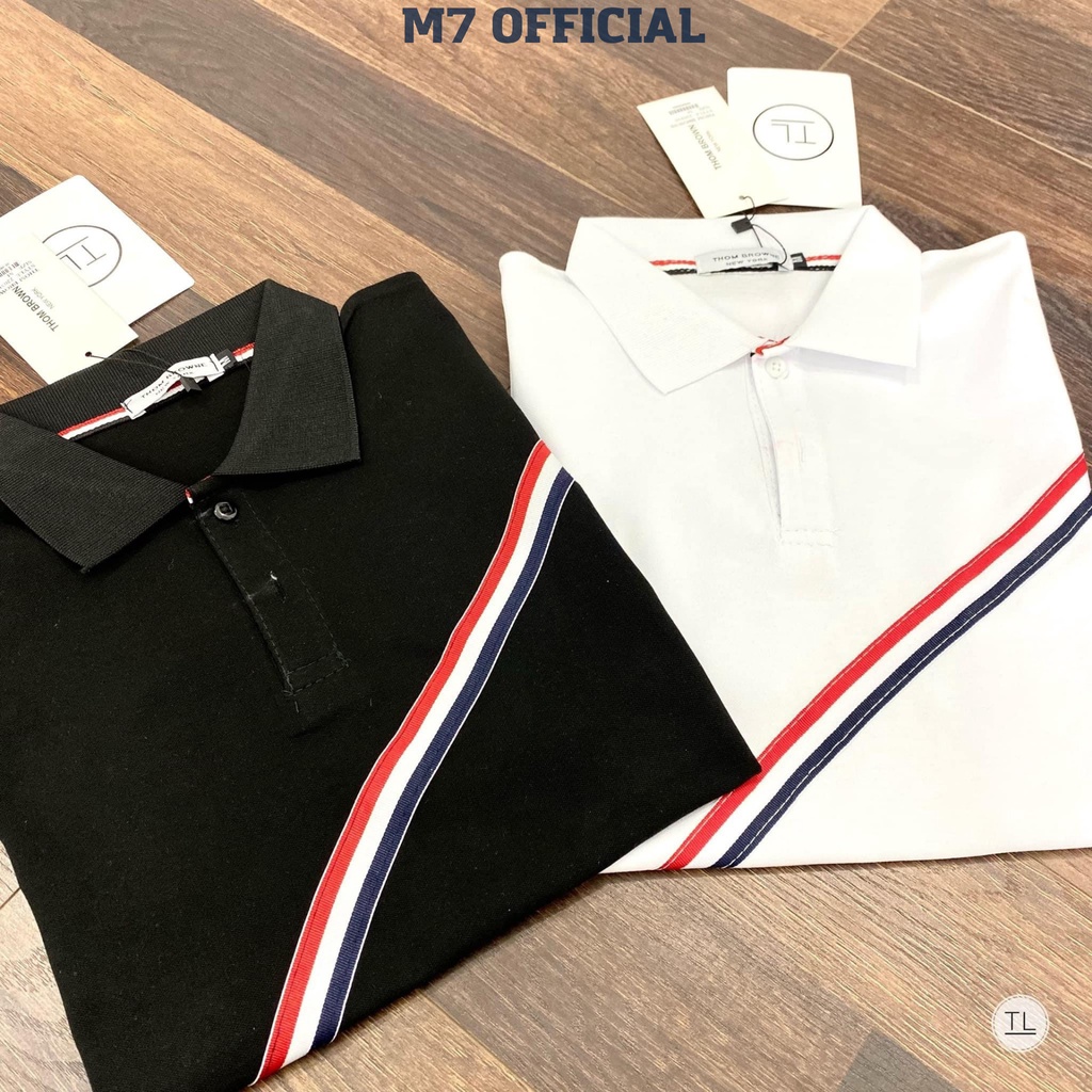 Áo polo cổ bẻ vải cá sấu Cotton trẻ trung _7M official