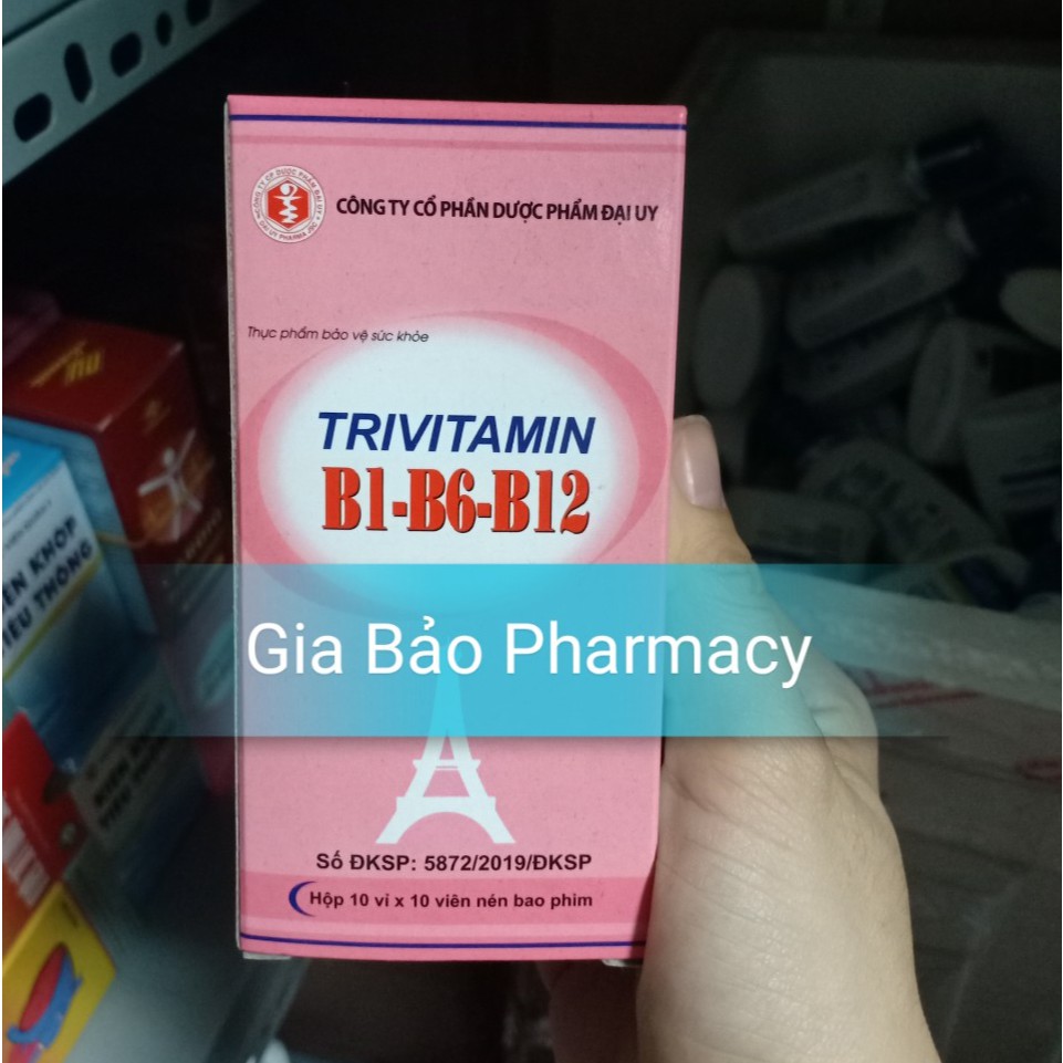 Viên uống TRIVITAMIN B1-B6-B12 giúp bồi bổ cơ thể