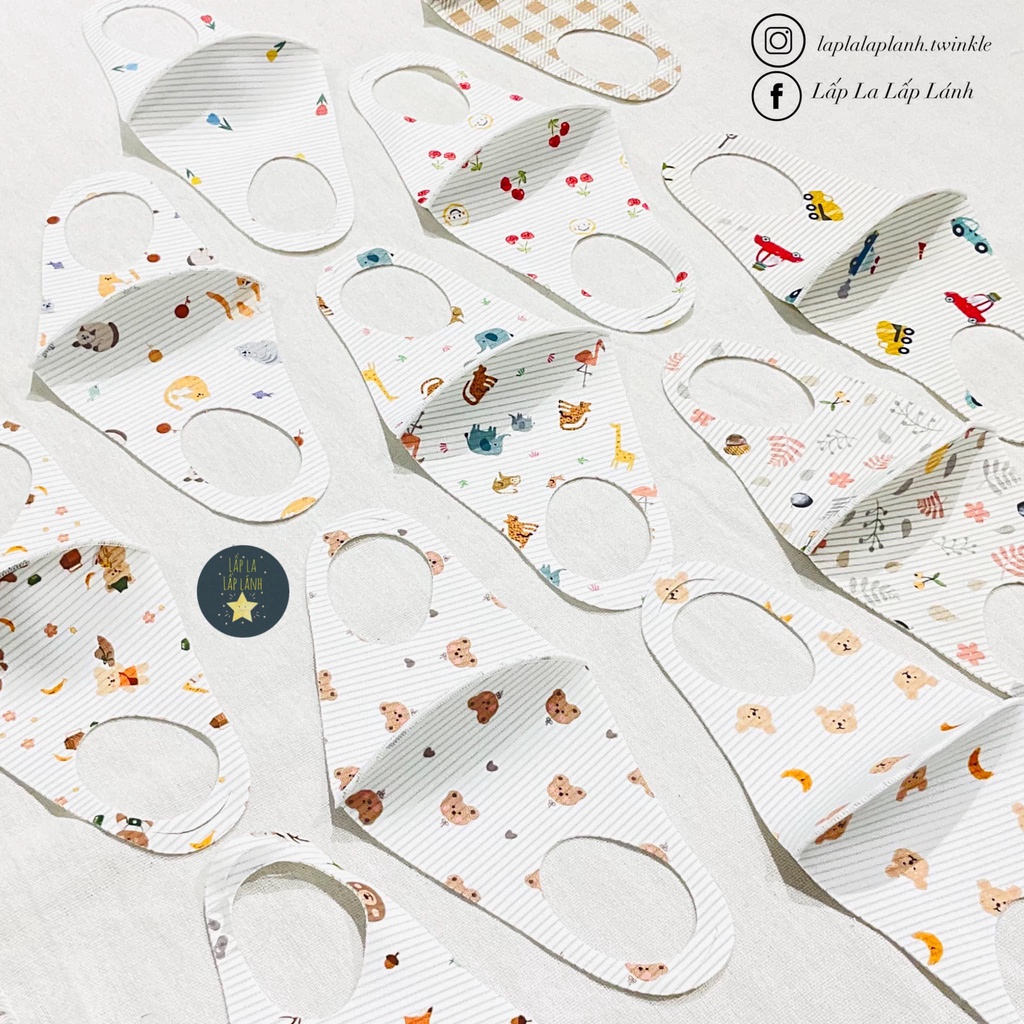 Khẩu trang vải Bebenuvo kháng khuẩn cho bé #madeinKorea