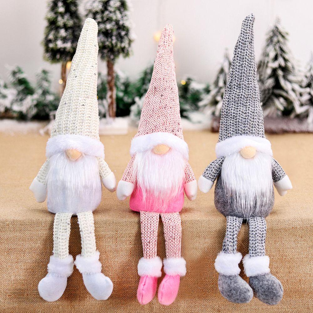 1 Mô Hình Ông Già Noel Không Mặt Trang Trí Giáng Sinh Năm Mới