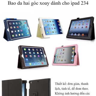 Bao da thiết kế sang trọng hai góc xoay dành cho ipad mini 1/2/3