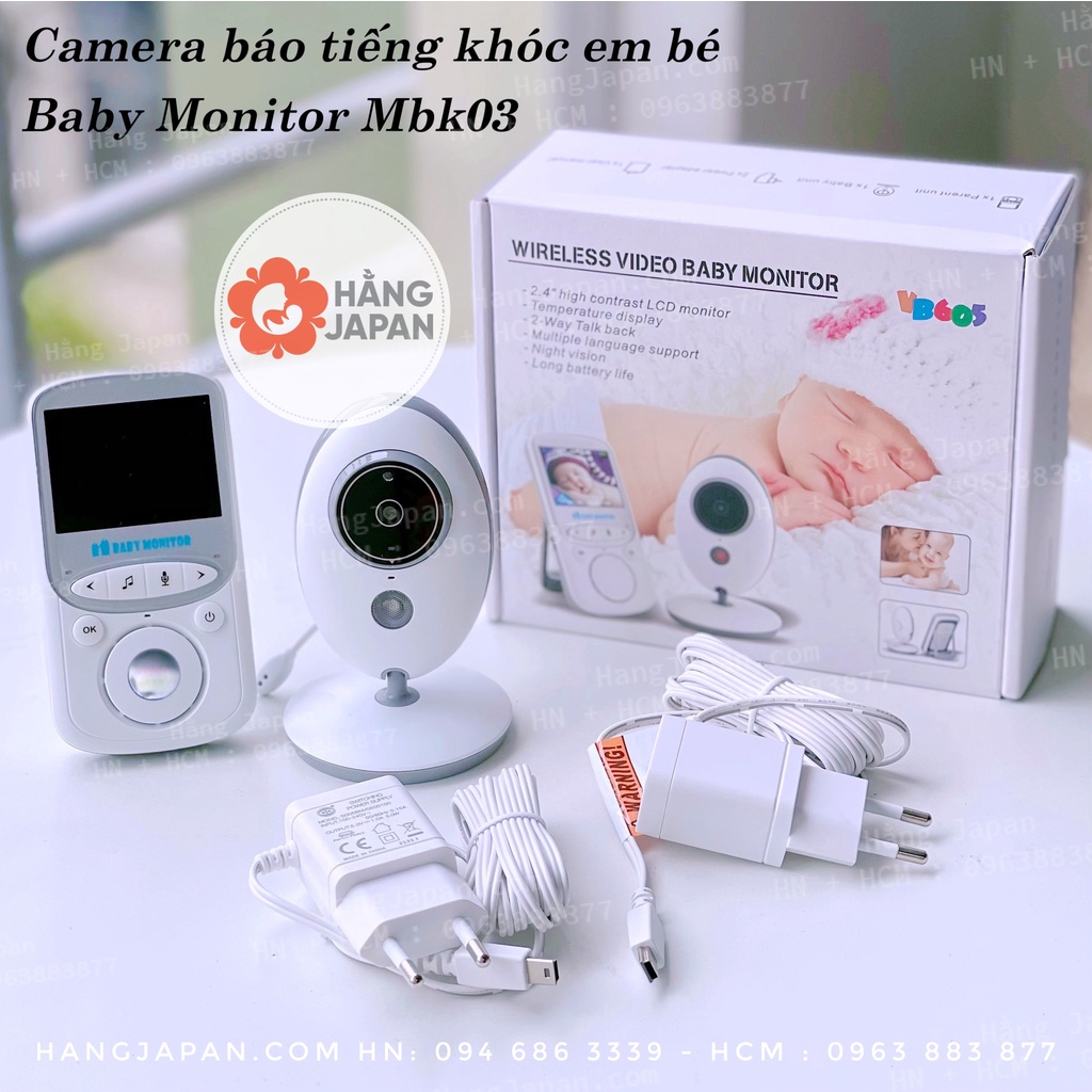 Máy báo khóc Baby Monitor Pro 2023 CORKY BABY MBK03/ MBK601/MBK801/MBK602