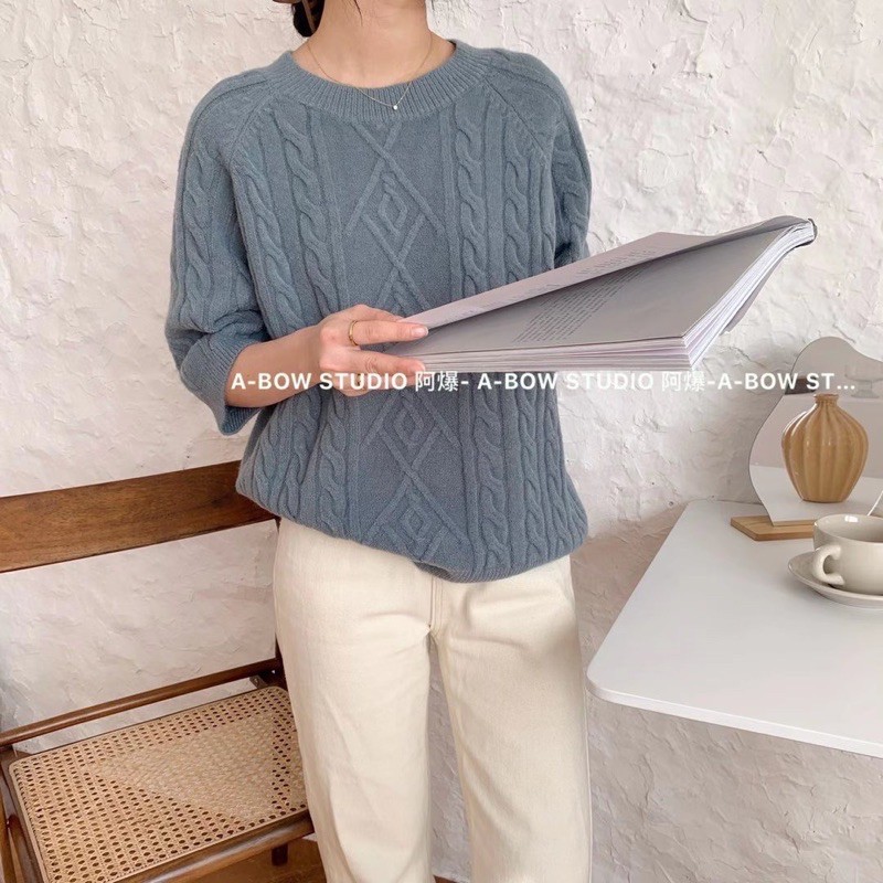 Áo len thừng tay lỡ Abow Comic | BigBuy360 - bigbuy360.vn