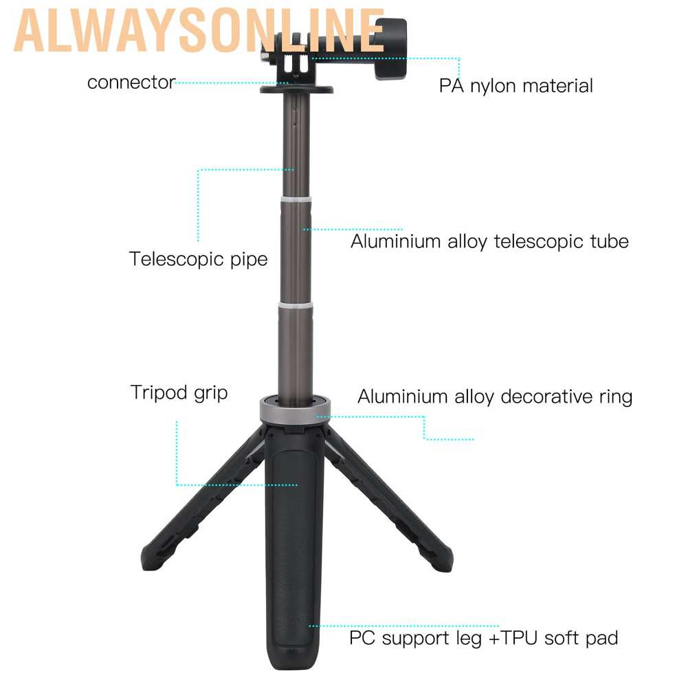 TELESIN Gậy Tự Sướng Đa Chức Năng Cho Máy Ảnh Gopro | BigBuy360 - bigbuy360.vn