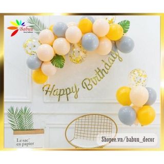 Combo sét bóng trang trí sinh nhật cho khách lẻ