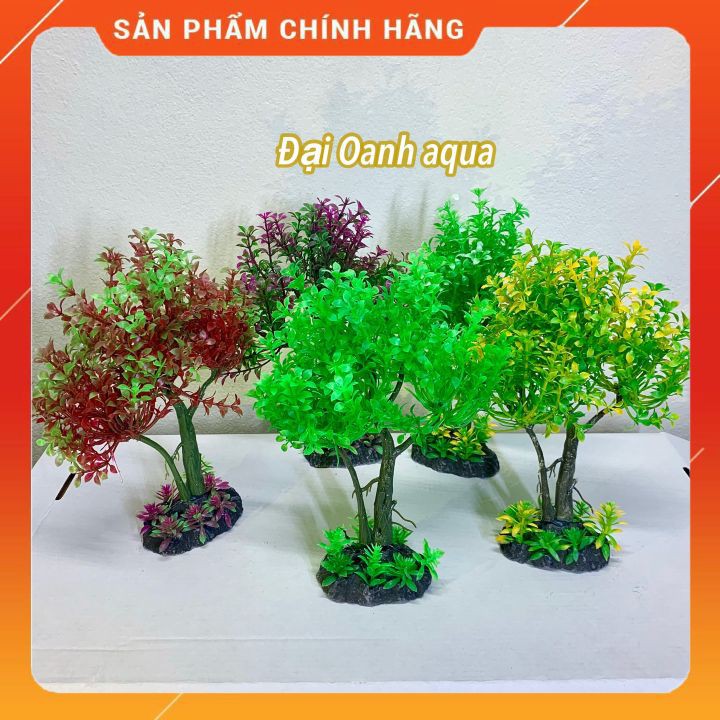 Cây Nhựa Thủy Sinh Trang trí Hồ Cá - Bể Cá Cảnh-Cây Cảnh Thủy Sinh Giả Trang Trí Bể Cá