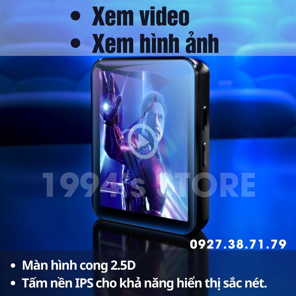 [SẴN] Máy Nghe Nhạc Thể Thao Benjie X1 Bản 2022 Bluetooh 5.2 - Loa Ngoài Lớn - Tặng Kèm Cáp Sạc, Ốp Lưng, Dán Màn Hình