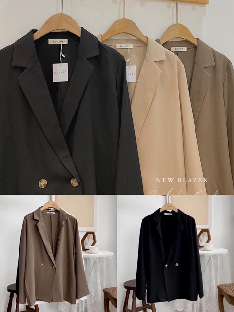 Áo vest blazers mỏng 2 khuy freesize chính hãng boiling | BigBuy360 - bigbuy360.vn