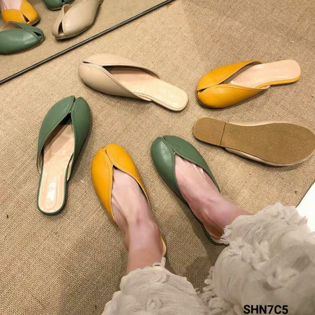 Giày Sục Nụ Hoa TuLip Màu Cực Xinh (3 Màu Nổi Bật - 2 Mẫu) | BigBuy360 - bigbuy360.vn