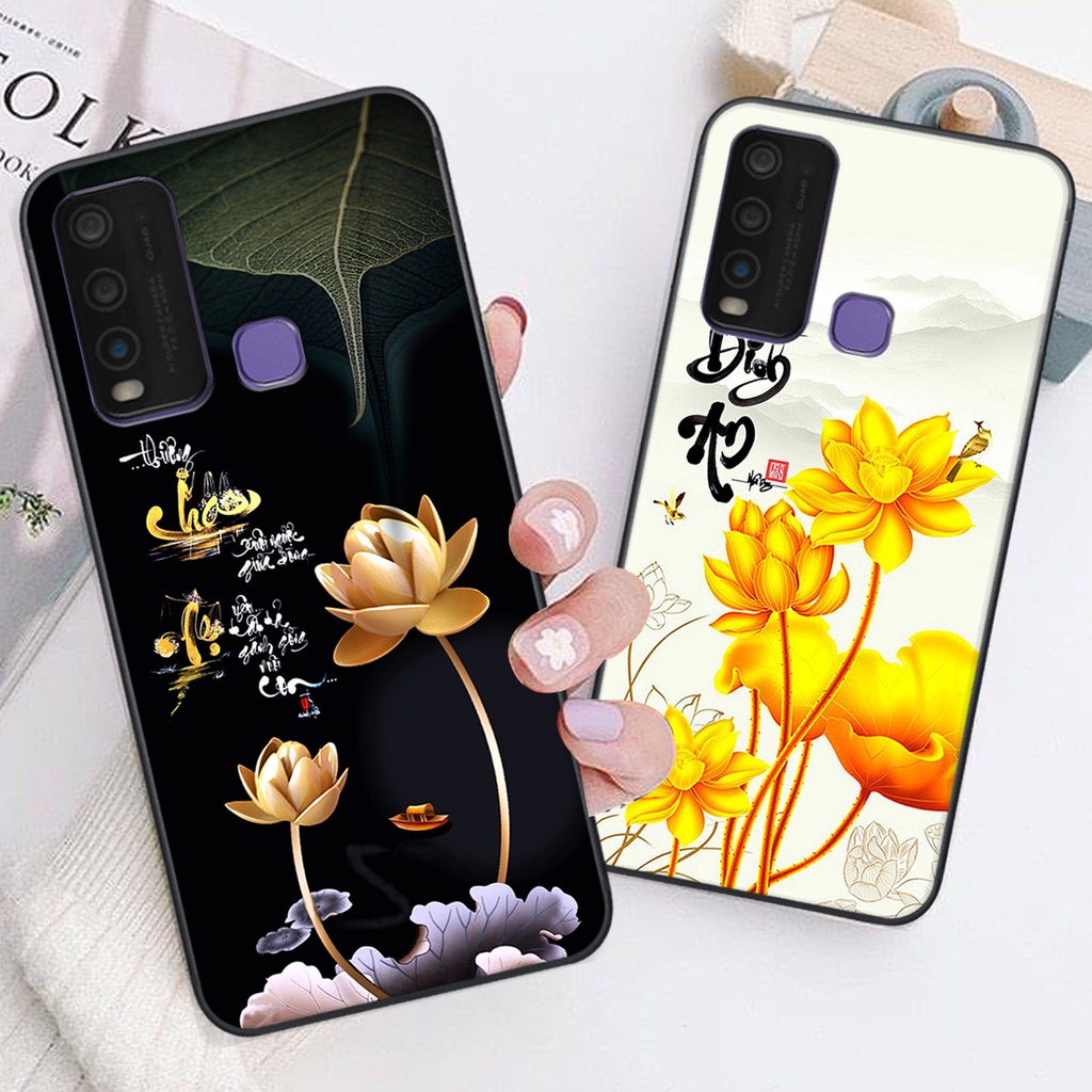 Ốp lưng Vivo Y30 / Y50 in hình chữ tài chữ lộc, Cha Mẹ, bình an SIÊU ĐẸP