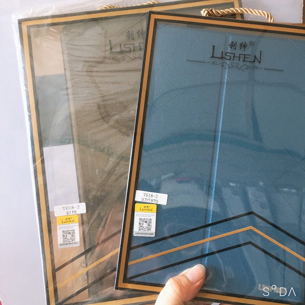 Samsung Tab S7 /S7 Fe Bao da khay dẻo chính hãng Lishen