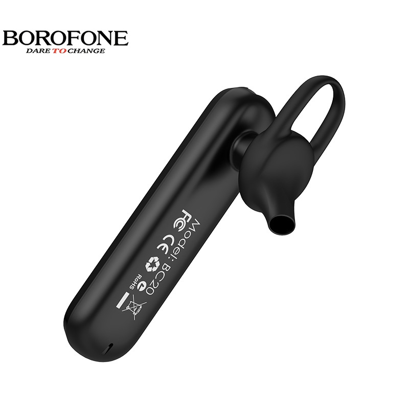 Tai nghe nhét tai bluetooth BOROFONE BC20 chống ồn, không dây, nghe nhạc đàm thoại 4 tiếng - Chính hãng