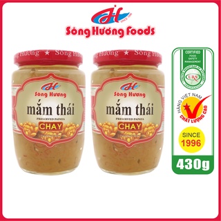 2 Hũ Mắm Thái Chay Sông Hương Foods Hũ 430g - Thực phẩm chay, cung cấp vitamin, tốt tiêu hóa