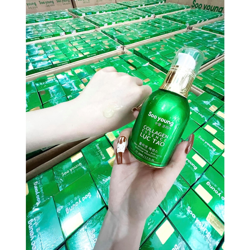 (Hot) Tinh Chất Truyền Trắng Collagen Essence Lục Tảo - SooYoung | BigBuy360 - bigbuy360.vn