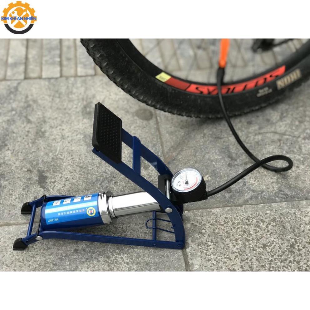 Bơm xe bằng chân 1 ống chính hãng C-MART