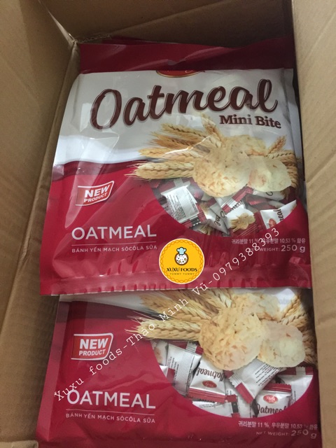 Bánh Yến Mạch Oatmeal Richy Gói 250g Thơm Ngon, Bổ Dưỡng