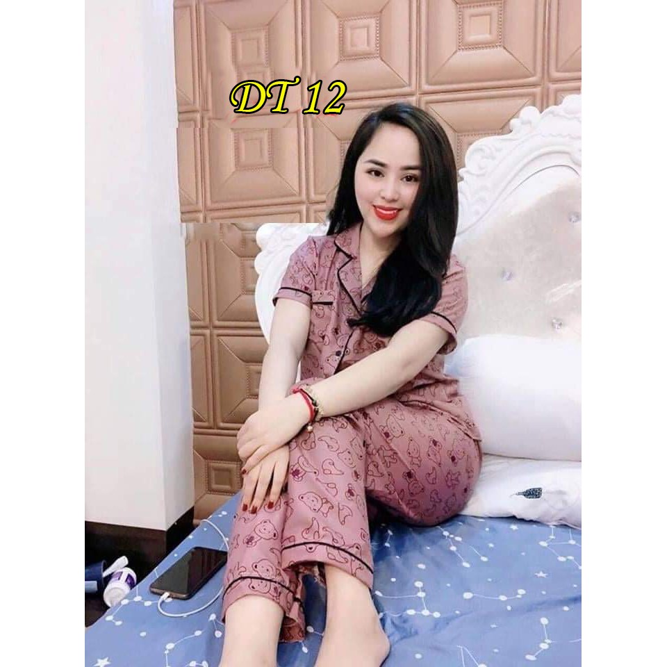 [99k/3b RẺ VÔ ĐỊCH] Bộ Pijama Áo Cộc Quần Dài Chất Kate Thái Họa Tiết Siêu Xinh, Cực HOT | BigBuy360 - bigbuy360.vn
