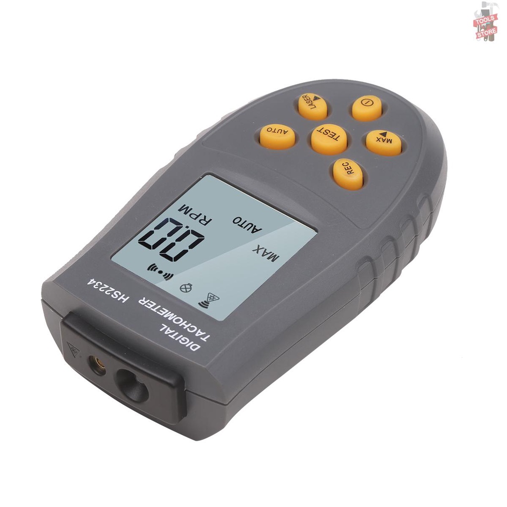 Máy đo tốc độ kỹ thuật số tự động với màn hình LCD và đèn nền