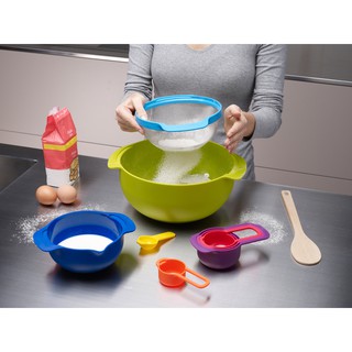 Bộ dụng cụ làm bánh xếp lồng 9 món Joseph Joseph - Nhiều màu - JJ400311