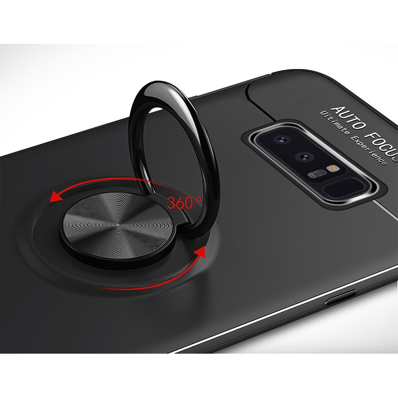 Ốp Lưng Auto Focus SAMSUNG NOTE 8 Cao Su Bracket Iring