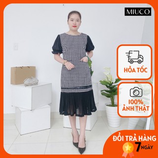 Đầm nữ trung niên dáng suông - Váy Big Size