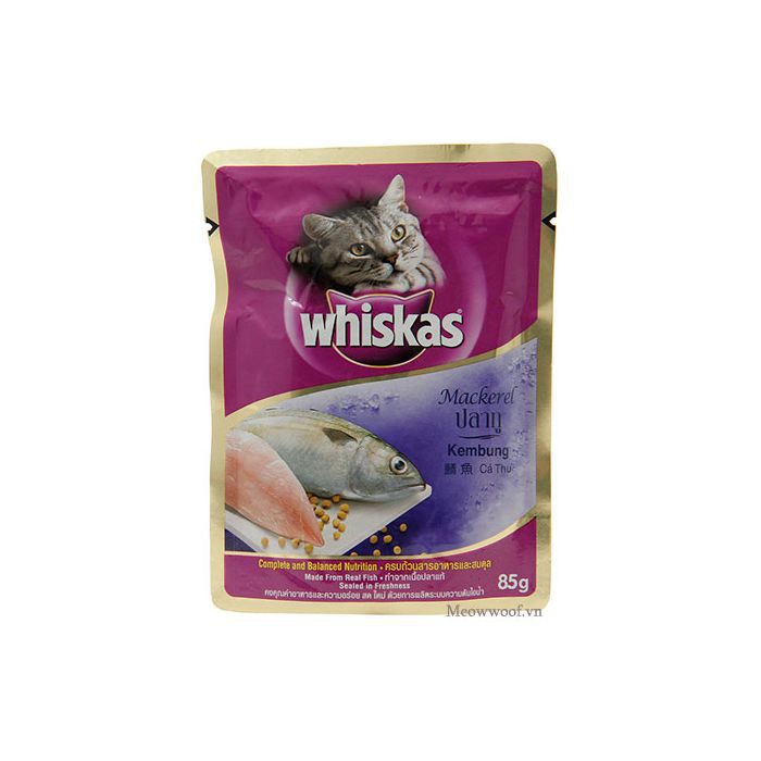 Pate cho mèo Whiskas, Pate cho mèo trưởng thành trên 12 tháng tuổi túi 80g