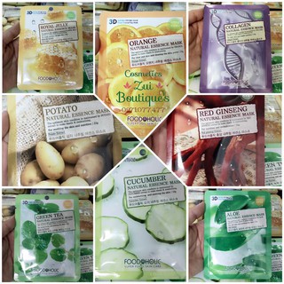 (Nhập ZUIBNAMGC - Giảm 10k) Mặt Nạ 3D Foodaholic Hàn Quốc ( Đủ Vị )