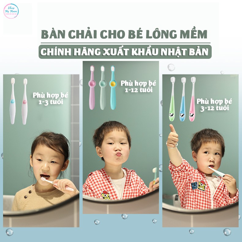  Bàn Chải Cho Bé Lông Mềm Hàng Chính Hãng Xuất Nhật