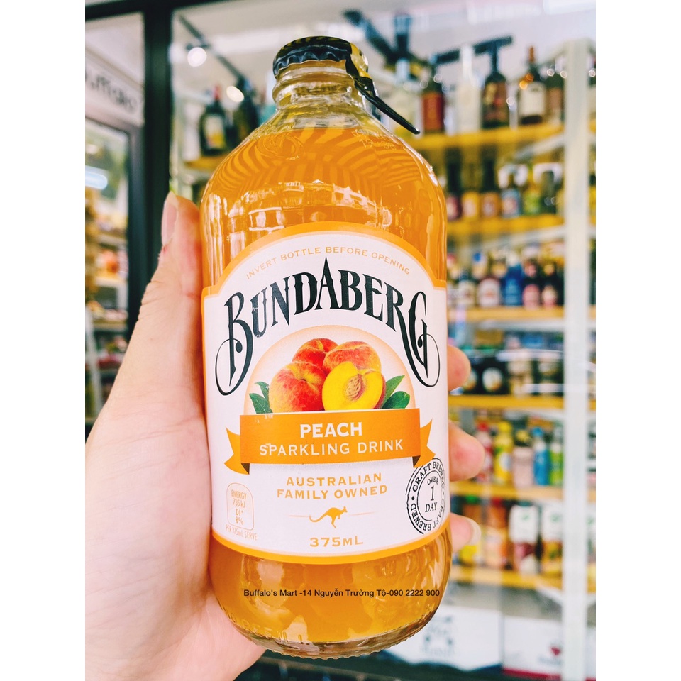 Nước ép trái cây có ga Bundaberg 375ml - Hàng nhập khẩu chính hãng