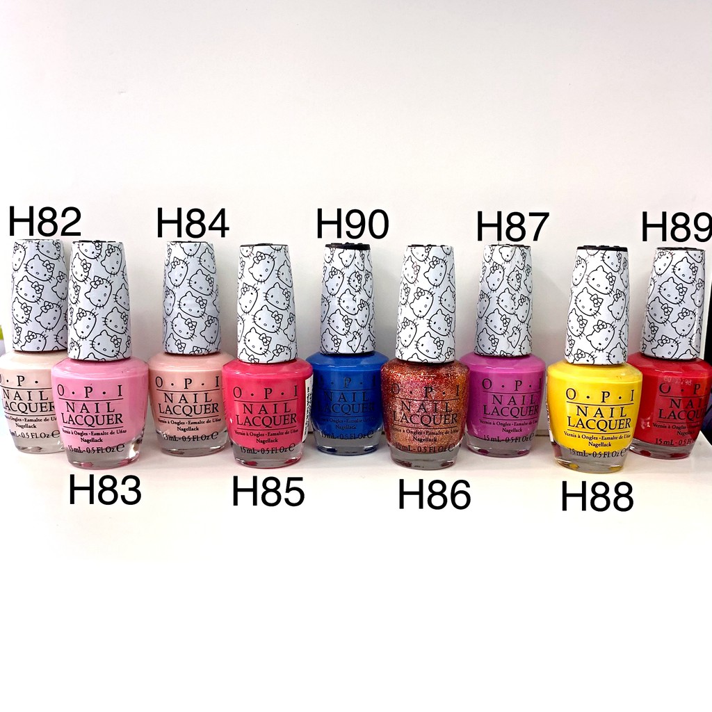 ( Bb221 ) Sơn Móng Tay Opi Kitty Chính Hãng Mỹ USA , Sơn Opi Nắp Đen Và Opi Shine , Phụ Liệu Nail ( Linhnam_SPA )