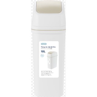 Thùng rác nắp lật Hiro 10L
