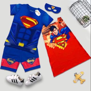 Siêu nhân superman + áo choàng+mặt nạ