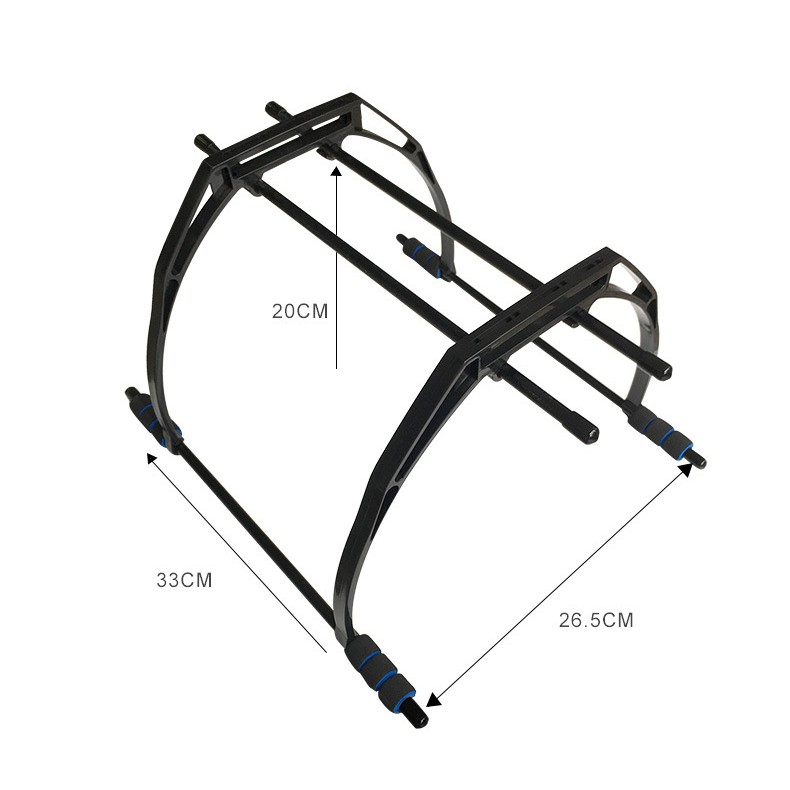 Bộ càng đáp cho quadcopter F450, F550+nhựa